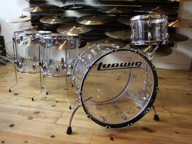 Ludwig Vistalite Clear 12/14/16/22 image 1