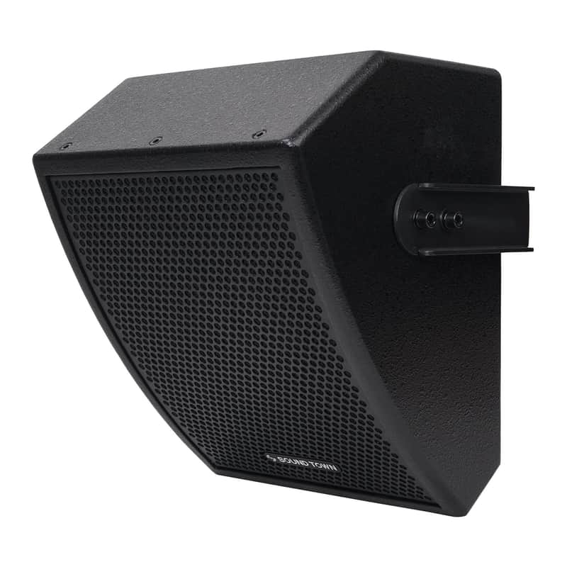 CARME-U8MB | 8" Coaxial Passive 2-way Pro PA DJ Stage Commercial Monitor Surface-Mount Speaker, Black, Live Sound, Bar, Church image 1