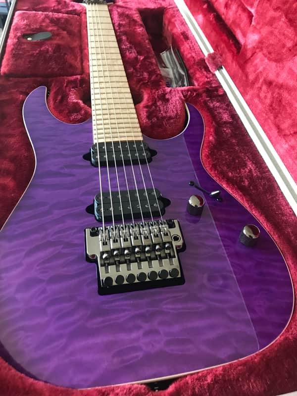 Ibanez Prestige RG 752 MQS-TV 2017 Transparent Violet | Reverb