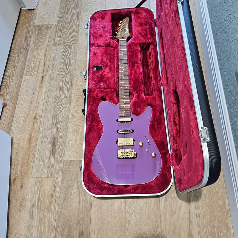 Ibanez Lari Basilio LB1 VL Signature - Violet image 1