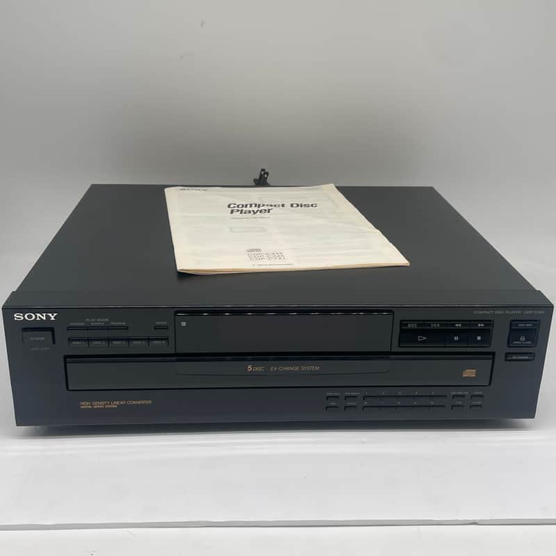 Sony CDP-C345 CD Changer 5 Compact Disc Player HiFi Stereo Vintage Carousel