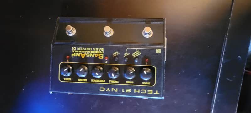 Tech 21 Sansamp Programmable Bass Driver