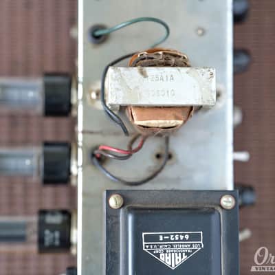 Tweed 1960 Fender Deluxe 5E3 Narrow Panel Amplifier with cover & original transformers image 21