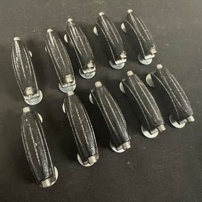 Gretsch Broadkaster Snare Lugs (10) Double-End 90’s - 00’s - Gunmetal image 7