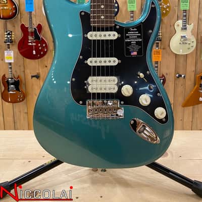 Fender American Professional Classic Stratocaster HSS, Rosewood Fingerboard, Faded Sherwood Green Metallic image 7