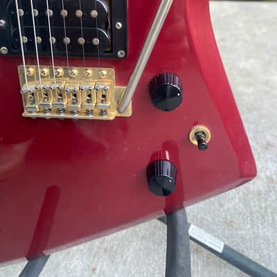 Aria II Delux Custom Explorer 1980s - Burgundy image 7