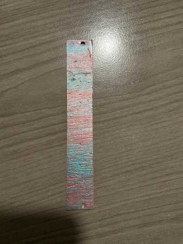Unbranded 4hp blank eurorack module one of a kind pearlescent paint job image 1