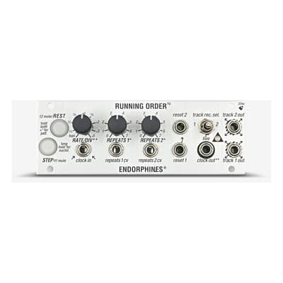 Endorphin.es Running Order Eurorack Trigger Sequencer 1U Module (Black) image 6