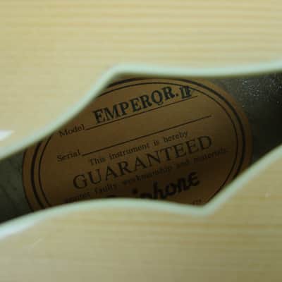 Epiphone Left Handed Joe Pass Signature Emperor II Hollow Body Electric Guitar LH image 7