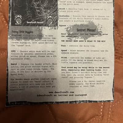 Dwarfcraft Devices Witch Shifter Pitch Shifter 2018 - Graphic image 2