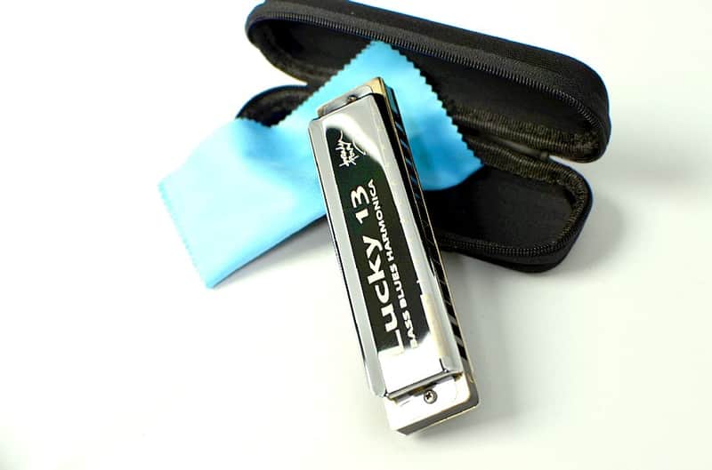 Brendan Power Lucky 13 Bass Blues Harmonica Power Bender PowerBender Key of C image 1