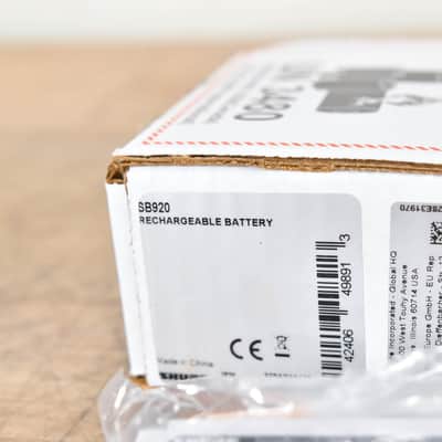 Shure SB920 Lithium-Ion Rechargeable Battery CG0032D image 3