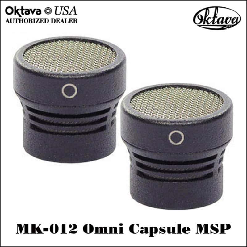 Oktava MK-012 Omni Capsule MSP Pair - 2025 - Black - Brand New image 1