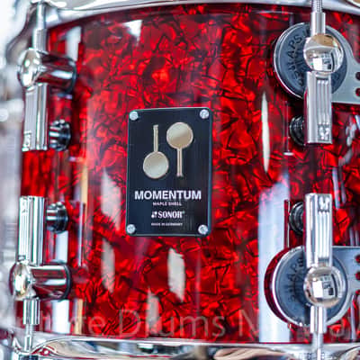 Sonor Momentum Maple Red Pearl 5pc Shell Pack – Made in Germany – New image 9