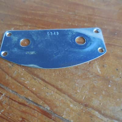 Fender 1950's Lap Steel Control plate with Serial Number image 2