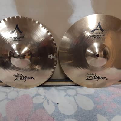 Zildjian 14" A Custom Mastersound Hi-Hat Cymbals (Pair) image 1