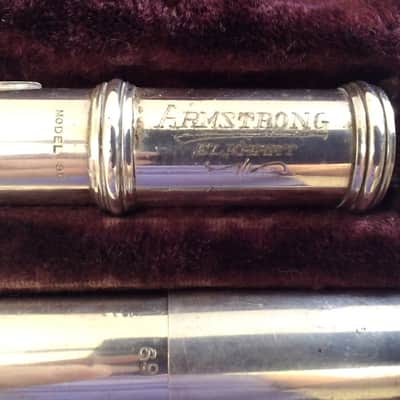 Armstrong Model 90 Flute 1949-1965 Sterling Silver image 2
