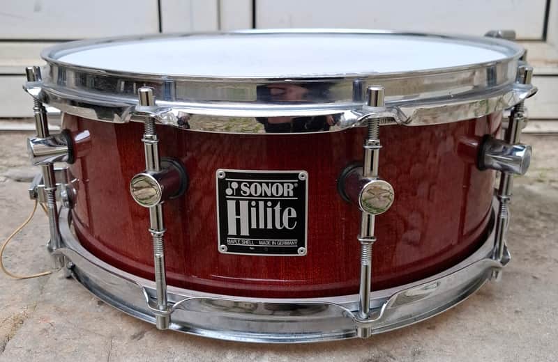 Sonor Hilite 14" x 5,75" 90's - Laquée Rouge image 1