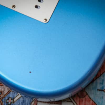 FENDER USA Custom Shop '62 Stratocaster *Dealer Exclusive Flamethrower Journeyman Relic "Lake Placid Blue" (2025) image 22