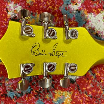 Gretsch G6120-T-HR Brian Setzer Signature 2021 - Lime Gold, Mint, DEMO, SKU: I617158 image 9