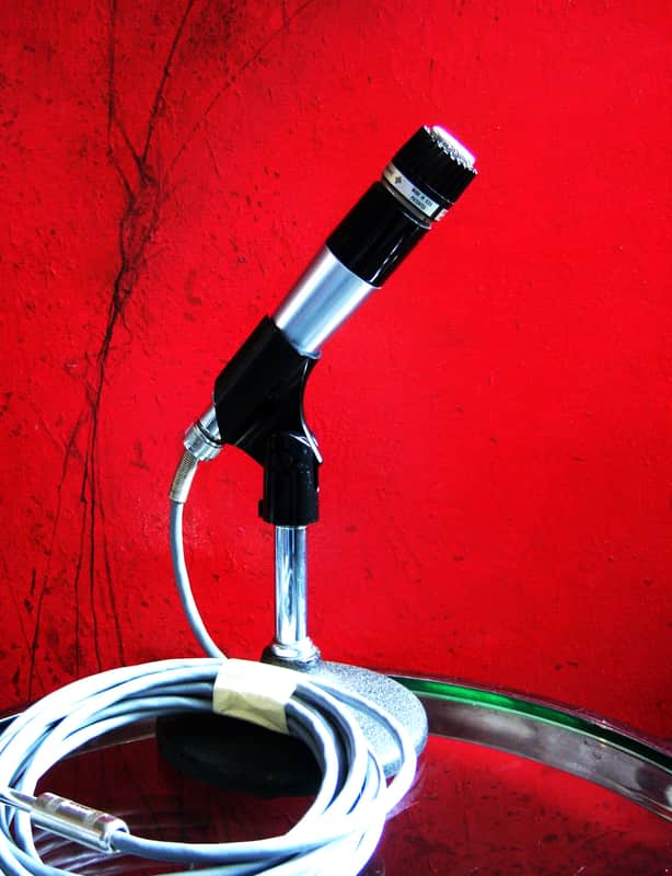 Vintage 1960's Shure 545 / 545SD-LC Switchable Cardioid Dynamic Microphone Low Z w accessories SM57 image 1
