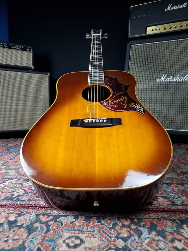 1967-68 Morales M35 Hummingbird Sunburst Zen-on | Reverb