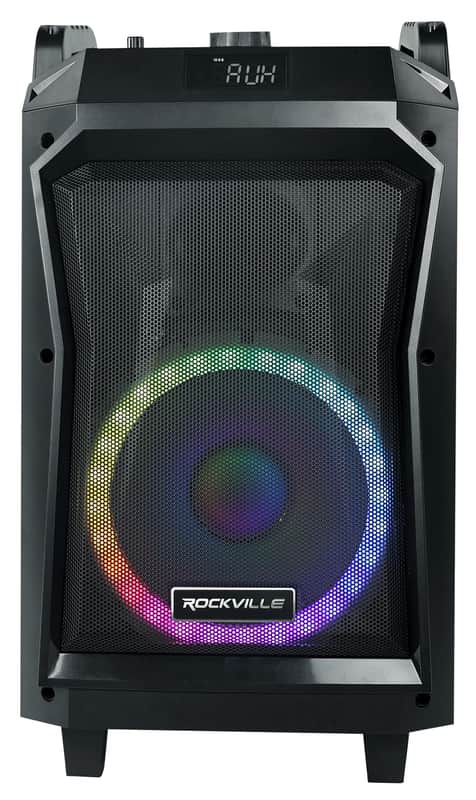 Rockville ROCKNGO 800 800 10" Portable Wireless Bluetooth Speaker w/LED/Wheels/Loud! image 1