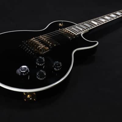 Gibson Custom Shop Les Paul Axcess Custom w/ Ebony Fingerboard Floyd Rose Gloss Ebony - LPXC7EBGF1E 308 image 3