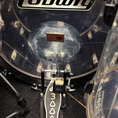 1976 Ludwig Clear Vistalite 4-Piece Drum Set – 22/13/16/18 – No Cracks – Very Clean image 6