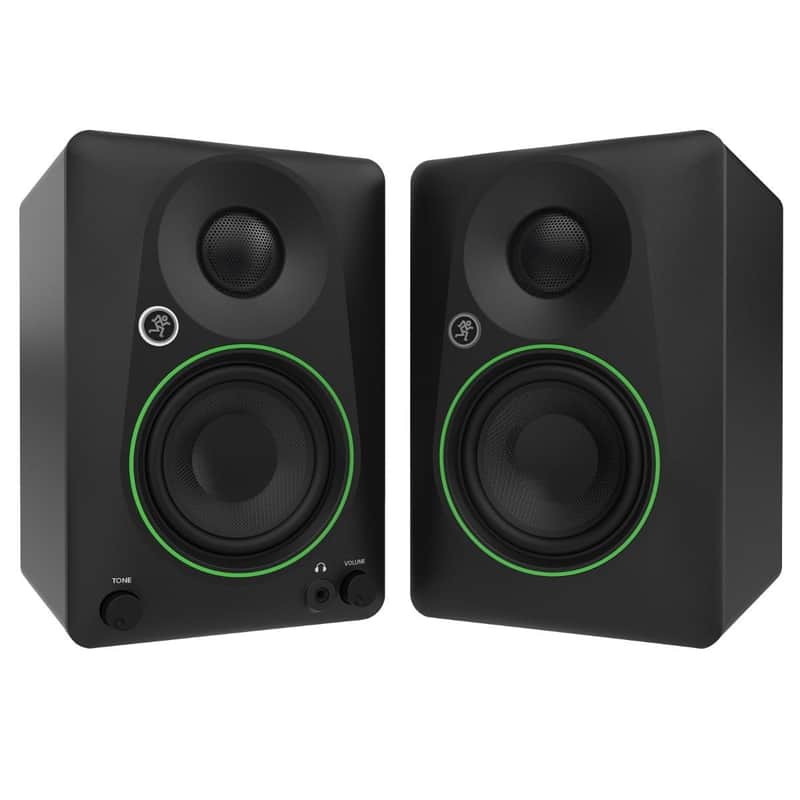 Mackie CR3.5 3.5" Powered Studio Monitor Speakers Pair w Tone Control image 1