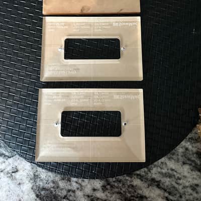 StewMac TV Jones Tools Routing/ShapingTemplates - Pickups, Battery Box, Drilling, Neck - Set image 2