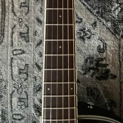 Ovation Celebrity Elite Plus CE44LX-1R Mid-Depth Left-Handed Acoustic-Electric Guitar - New England Burst image 14