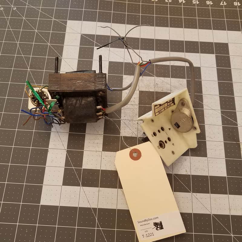 Philips Norelco WT 51094.0 60 Transformer 245-0-245 / 6.3 V Vintage Power EL3515 schematic 220V option Tested Tube Amp Project 1960s image 1