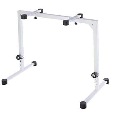 K&M 18810 Omega Table-Style Keyboard Stand (White) [DEMO] image 1