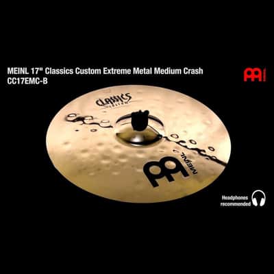 Meinl Classics Custom Extreme Metal Crash Cymbal 17" image 2