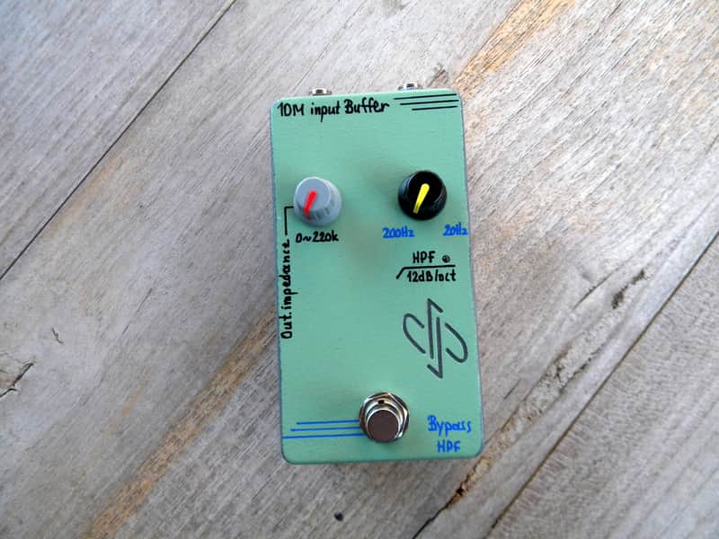 dpFX Pedals - 10M piezo Buffer /w variable HPF 200Hz-20Hz and variable Output Impedance image 1