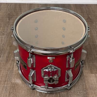 Pearl Export EX 10"x8" Rack Tom Drum Late 1980's - Coral Red image 8