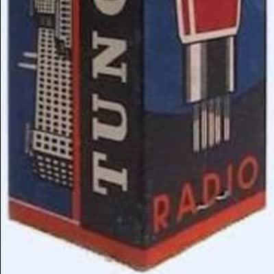 1x VintageNOS Tungsram Budapest Hungary 6922 E88CC /Rare YellowLabel /RhodiumPins /OE Box /Digital Tested /6DJ8 Upgrade /Top Telefunken or Siemens Altv /Rode K2 NTK AT4060 Mics image 2
