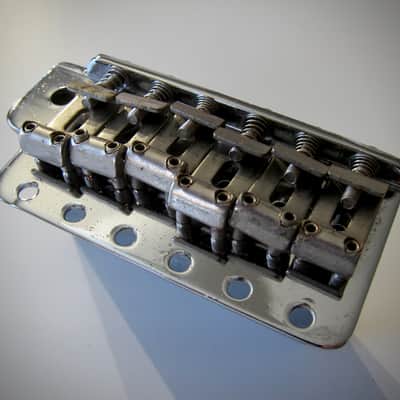 Fender Stratocaster Bridge Vintage Reissue Circa 1990s Chrome image 1