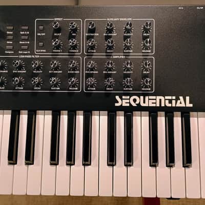 Sequential Prophet Rev2 61-Key 16-Voice Polyphonic Synthesizer 2018 - Present - Black with Wood Sides image 4