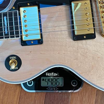 Gibson Custom Shop M2M Les Paul Custom Raw Natural Top "Mick Ronson" image 15