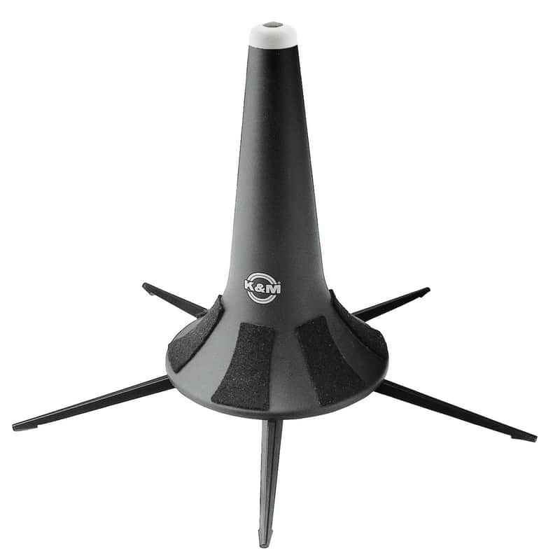 K&M - KÃ¶nig & Meyer 15240.000.55 - Flugelhorn In-Bell 5 Leg Stand - Professional Grade for all Musicians - Lightweight & Compact - Stable Secure Base - German Made - Black image 1