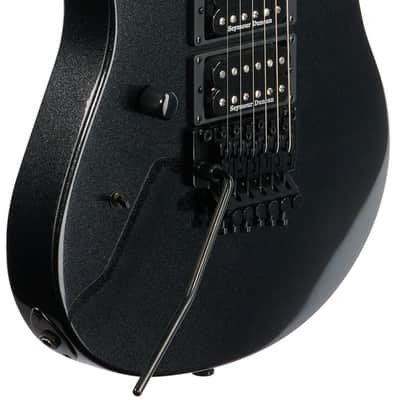 Kramer Nightswan Electric Guitar, Left-Handed, Jet Black Metallic image 8