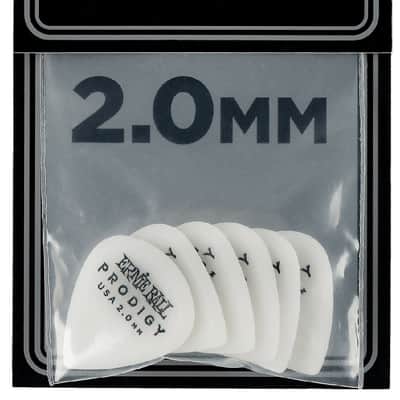 ERNIE BALL 9203 Prodigy Mini Pick Pack 200mm Plektren (6Stück) weiss image 2