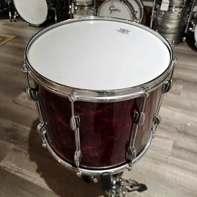 Vintage Premier Tenor Drum 14x12 Red Marine Pearl image 3