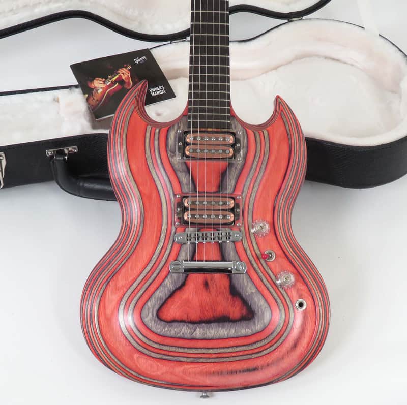 2009 Gibson Zoot Suit SG Limited Edition - Red and Black - Original Case Bild 1
