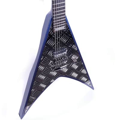 ESP Ltd Static-600V Wayne Static Signature Guitar 2009 Gun Metal Blue image 3