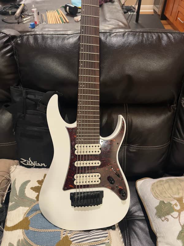 Ibanez TAM10-WH Tosin Abasi Signature 2014 - 2016 - White image 1
