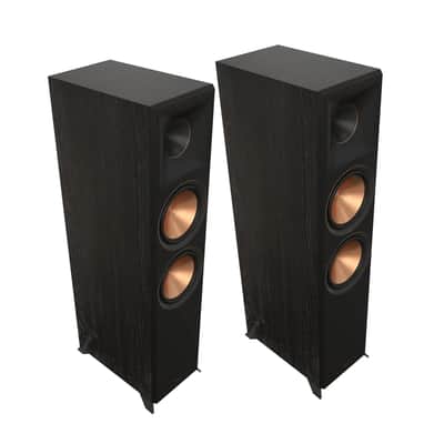 Klipsch RP-8000F II 8" 600W 2.5-Way Floorstanding Speaker, Ebony, Pair image 1