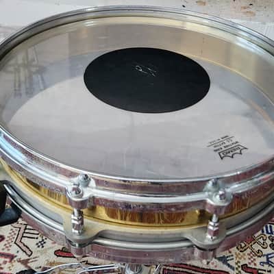 STUDIO SALE! Pearl B914-P (14x3.5) Brass Piccolo Free Floating Snare 1987 Taiwan image 5